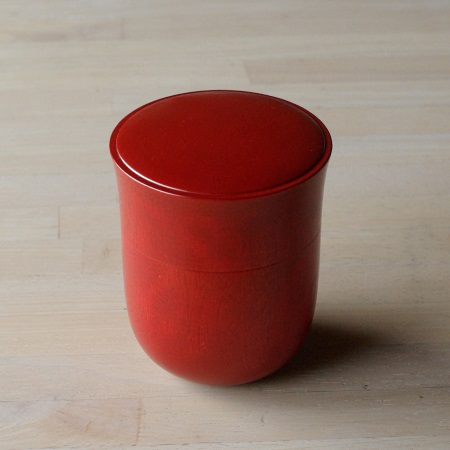 奥の麻衣子 茶筒（大・赤2） 画像