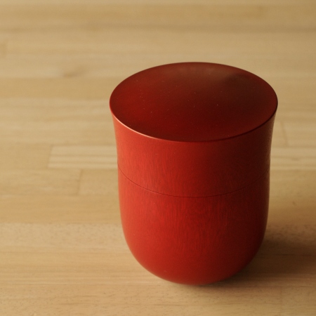 奥の麻衣子 茶筒（大・赤1） 画像